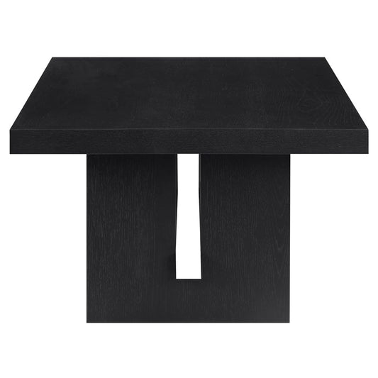 Steve Silver - Aubrey 48" Coffee Table, Black Finish - AUB100KC view 2