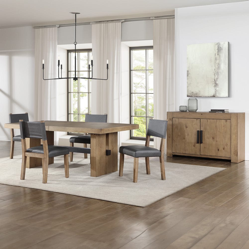 Steve Silver - Aubrey Brown 5-Piece Dining Set - ABR500N-D5PC view 10