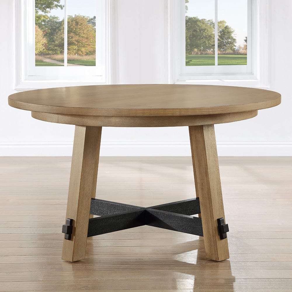 Steve Silver - Aubrey Brown 7-Piece Round Dining Set - ABR5454N-D7PC view 7