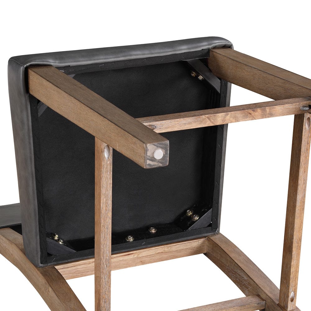 Steve Silver - Aubrey Brown Counter Chair (Set of 2) - ABR500NCC view 6