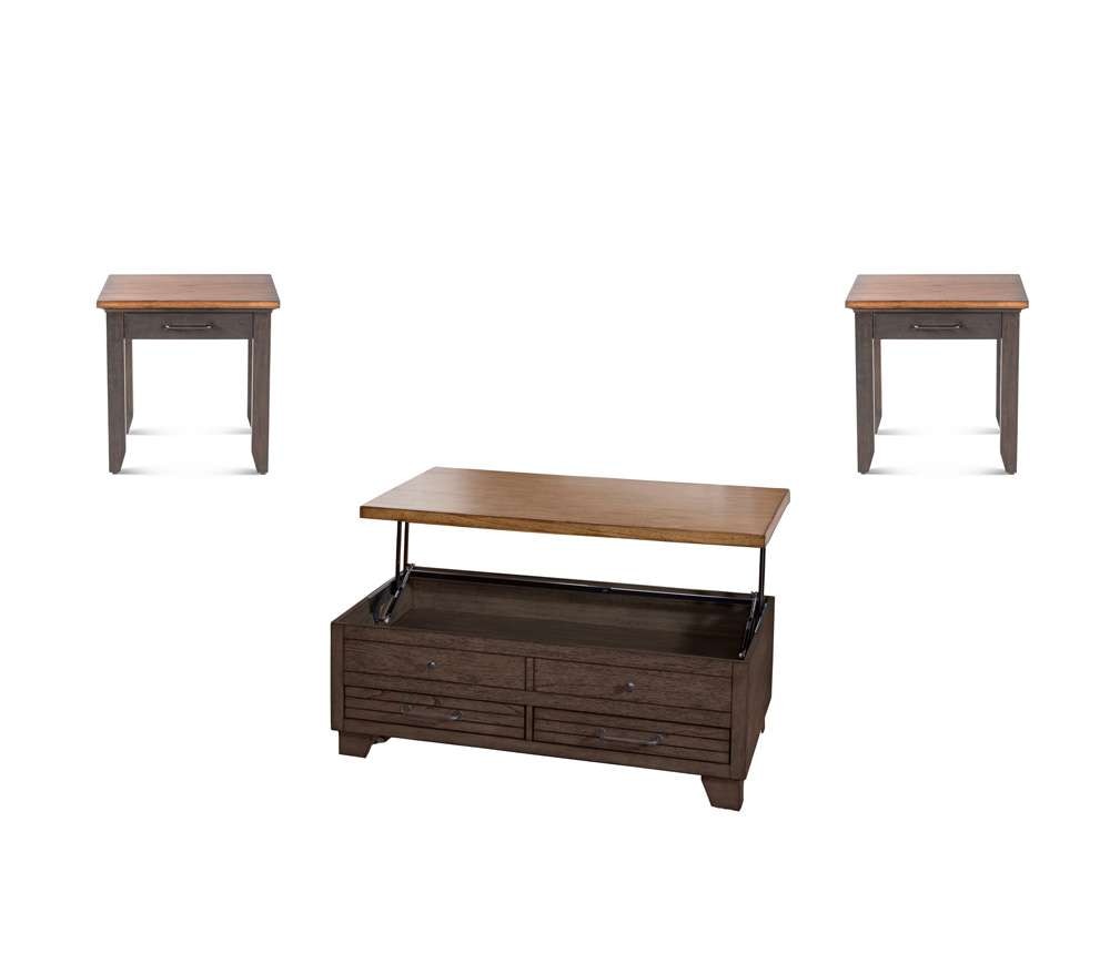 Steve Silver - Bear 3pc Occasional Set - BC400-2E-3PC-B veiw 1