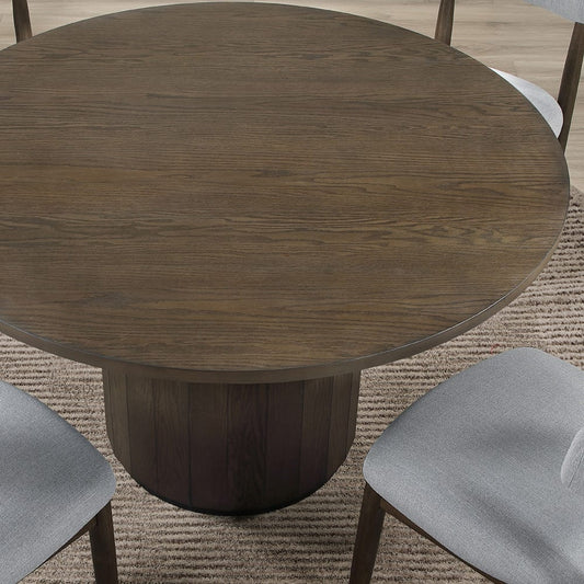 Steve Silver - Burlington 52-inch Round Table in Mocha - BUR520N-TTTB view 2