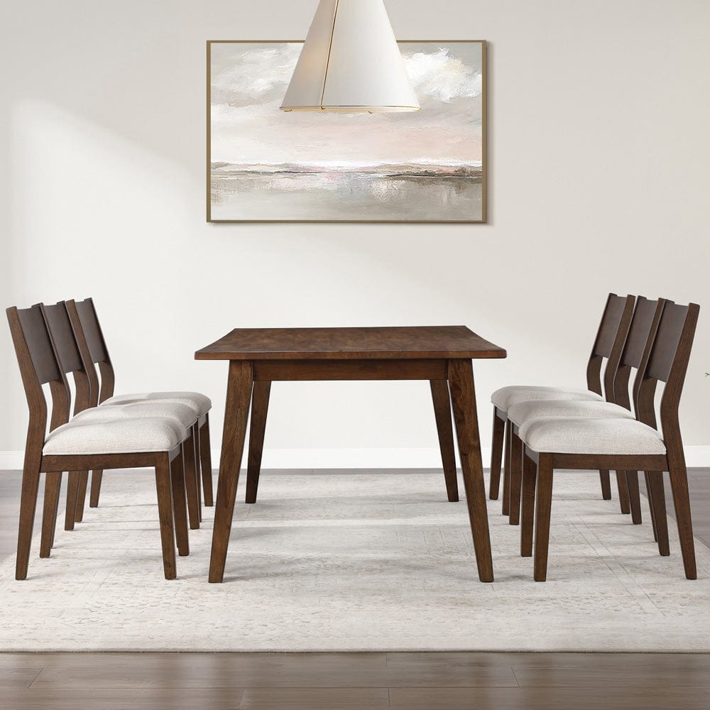 Steve Silver - Canton 72" Solid Wood Dining Table, 6 Side Chairs - CNT500S-D7PC view 9
