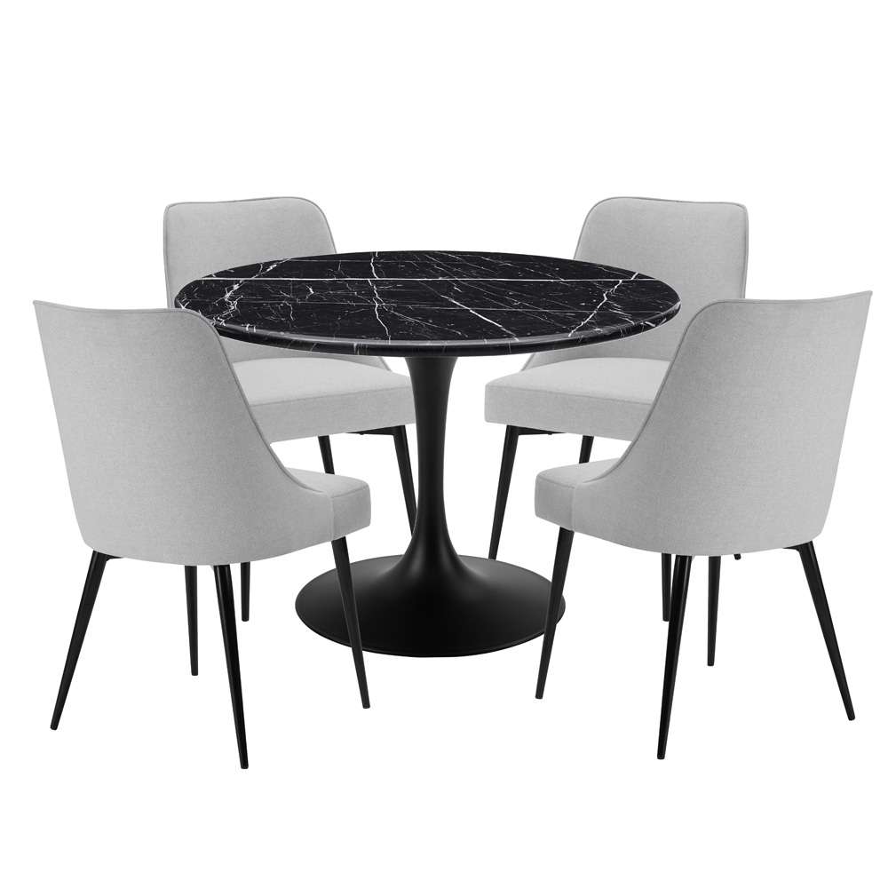 Steve Silver - Colfax 5pc Dining Set - Stone - CF450KDBMTSS5PC veiw 1