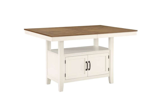 Steve Silver - Counter Table with 20-inch Leaf - Brown - HY500PTB veiw 2