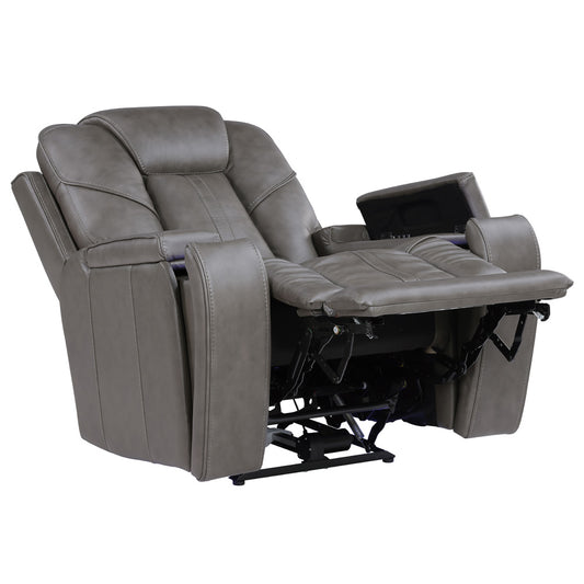 Steve Silver - Daniel Triple Power Leather Theat Recliner - DAE800C view 2
