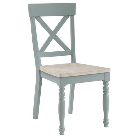 Steve Silver - Darcy 5-Piece Dining Set Green - DAR4242E-D5PC view 2