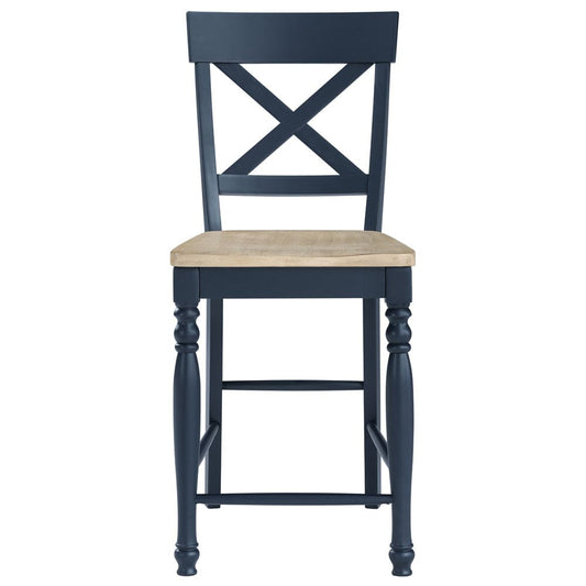 Steve Silver - Darcy Blue Counter Chair (Set of 2) - DAR500BCC view 2