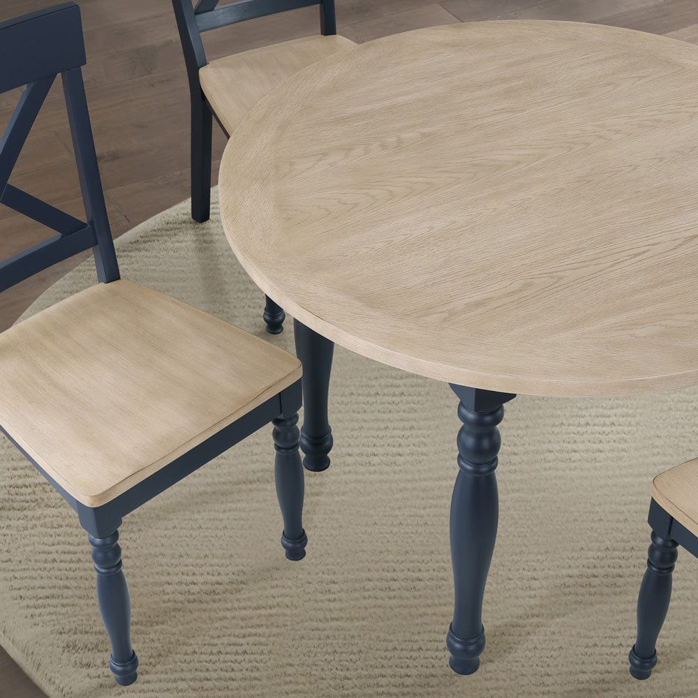 Steve Silver - Darcy Blue Round Table - DAR4242BT view 5
