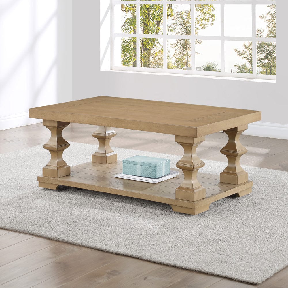 Steve Silver - Dory 3-Piece Table Set, Sand - DY200T-2E-3PC view 6