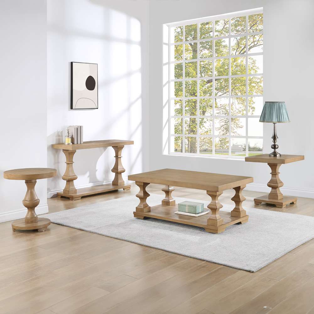 Steve Silver - Dory Round End Table - Sand - DY200TER veiw 4