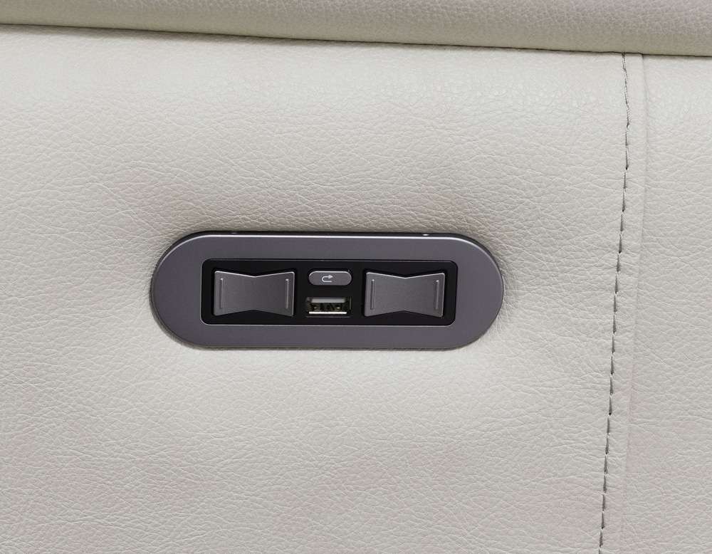 Steve Silver - Duval Power Reclining Sofa Ivory - DU850S veiw 5