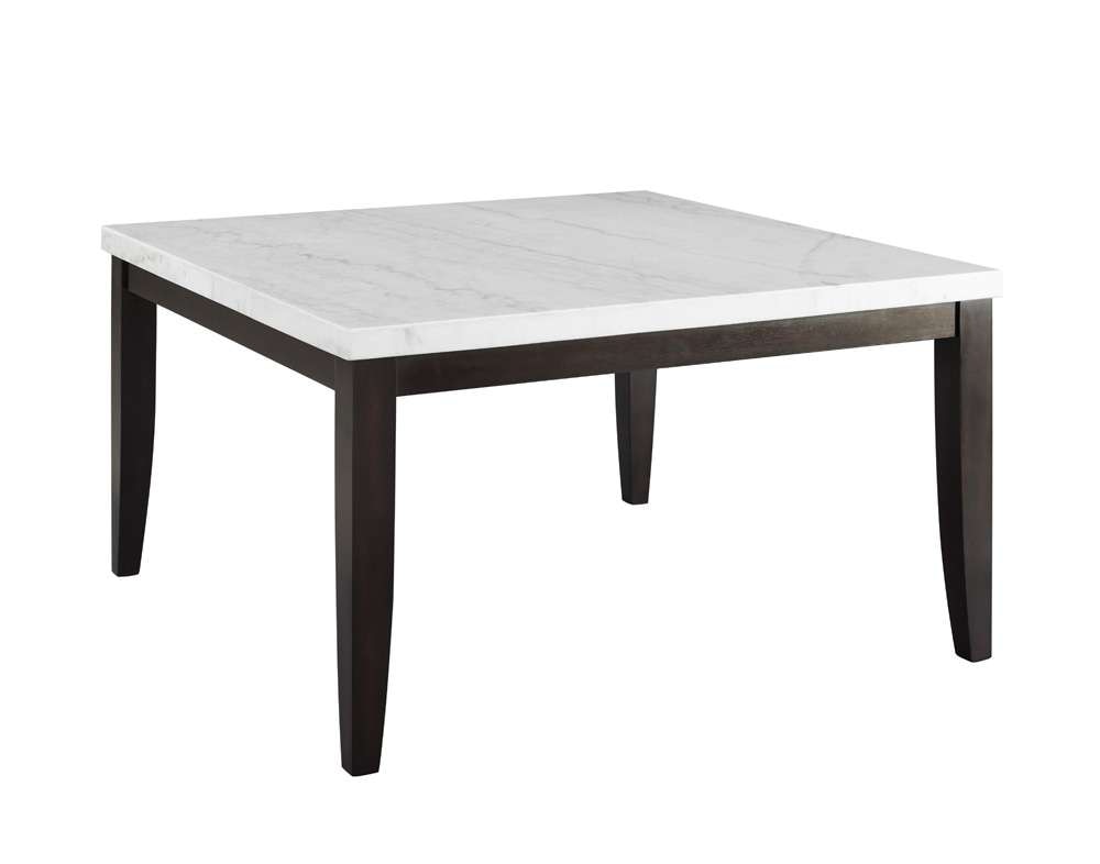 Steve Silver - Francis Square White Marble Dining Table - FC5454MT500TL veiw 1