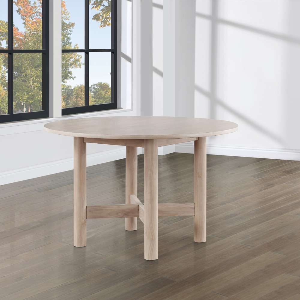 Steve Silver - Gabby 5-Piece Dining Set (Round Table, 4 Side Chairs) - GAB4848-5PC veiw 4