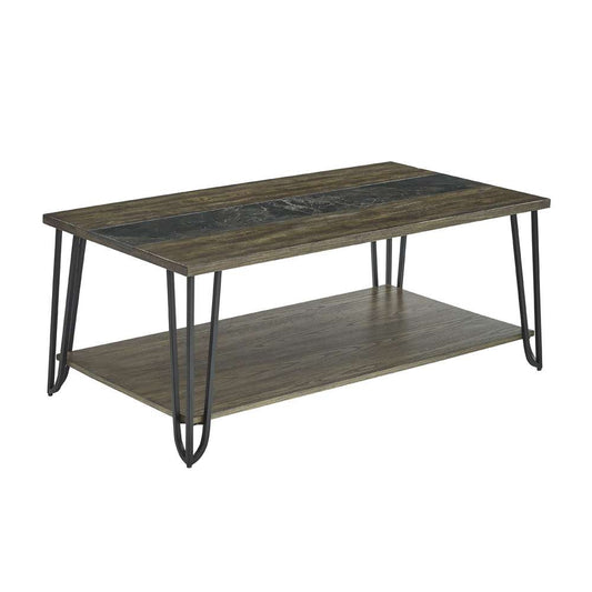 Steve Silver - Harper Cocktail Table with Sintered Stone Inlay - HP300C veiw 2