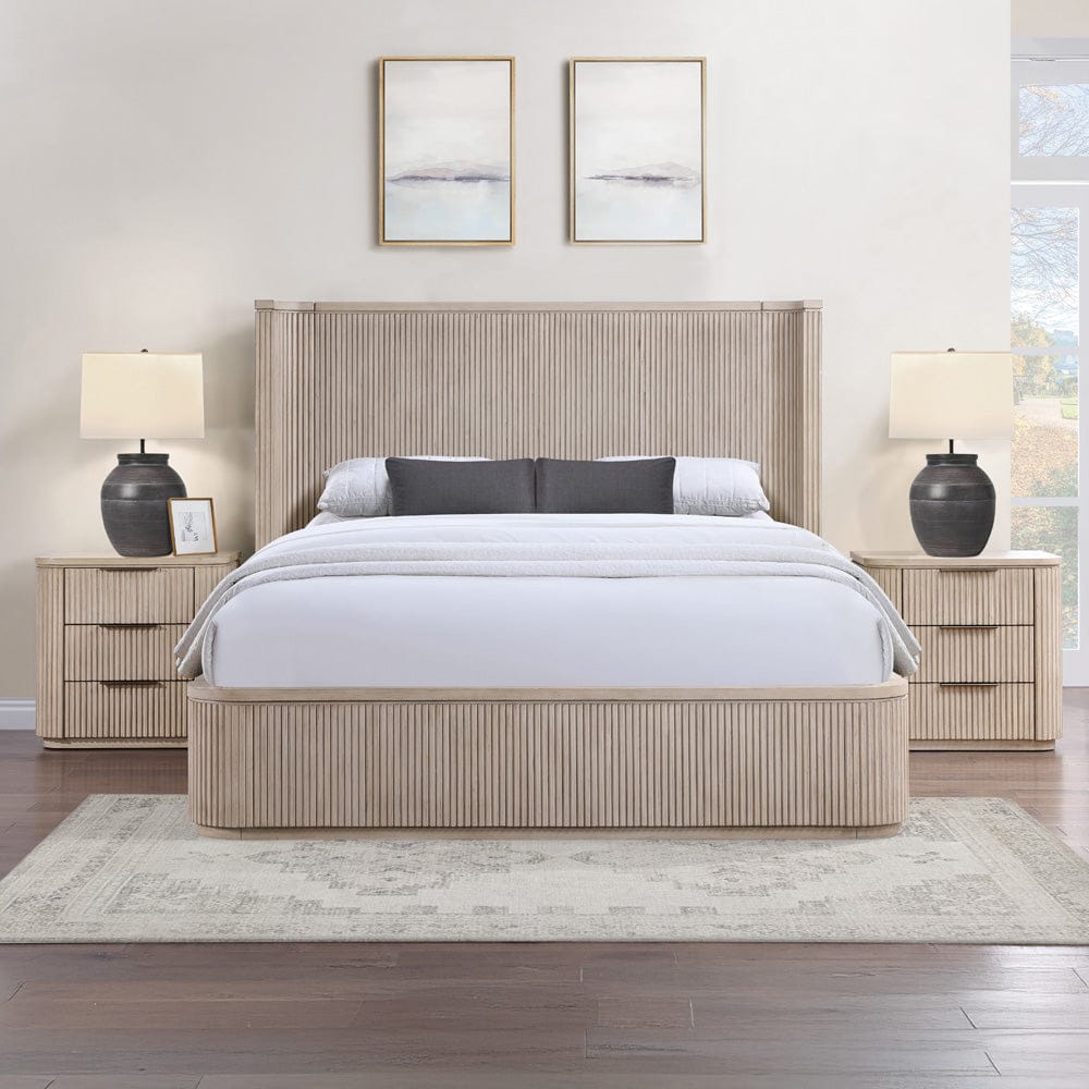 Steve Silver - Henry Sand Nightstand w/ USB-C - HEN900TNS view 6