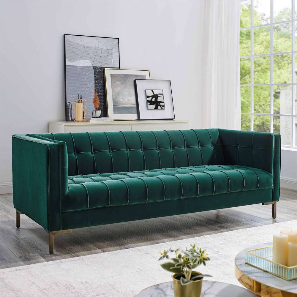 Steve Silver - Isaac Green Sofa and Loveseat Set - IC100-2PCE veiw 4