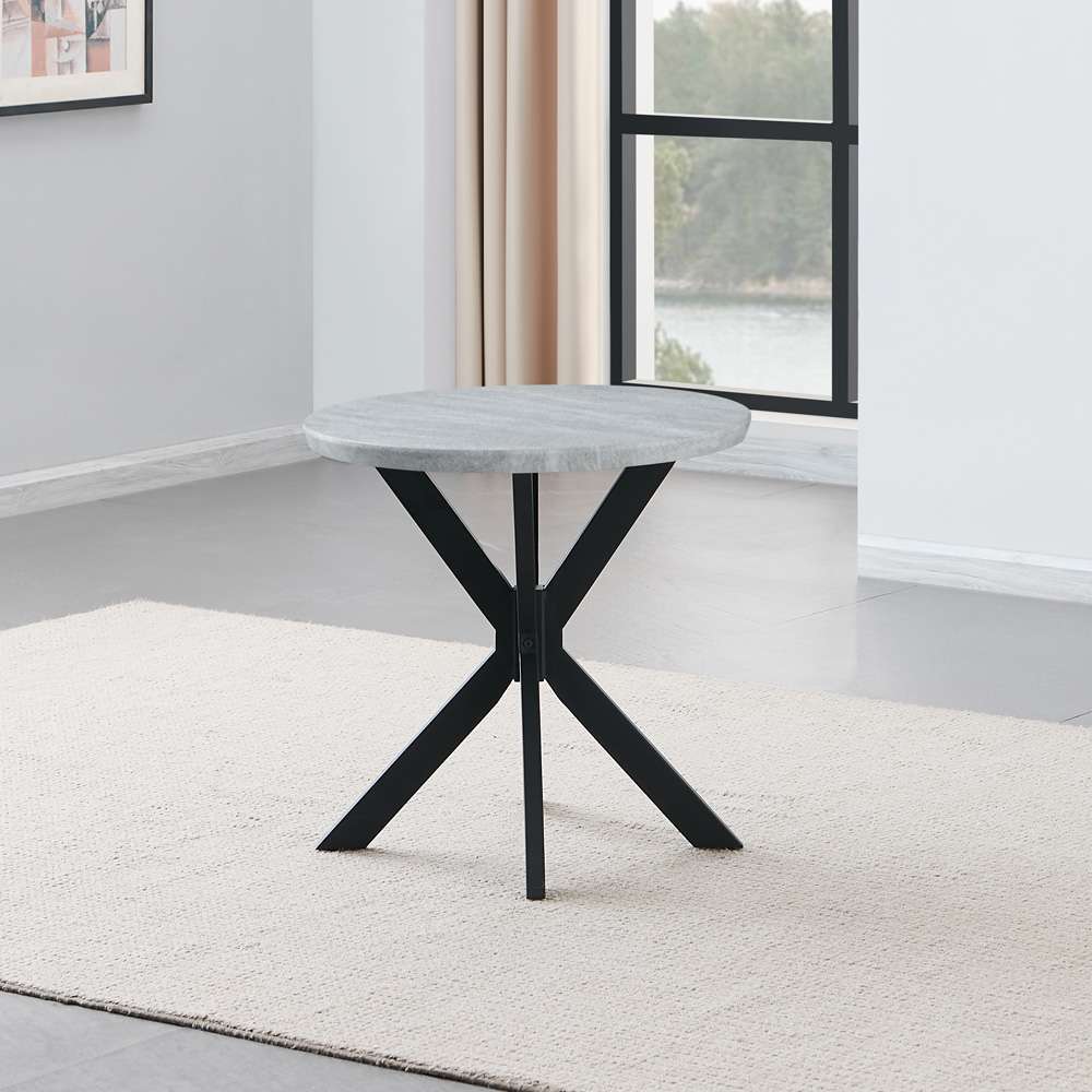 Steve Silver - Keyla Faux-Marble Round End Table - KY200E veiw 4