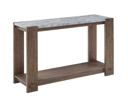 Steve Silver - Libby Sintered Stone Sofa Table - LB100S veiw 2