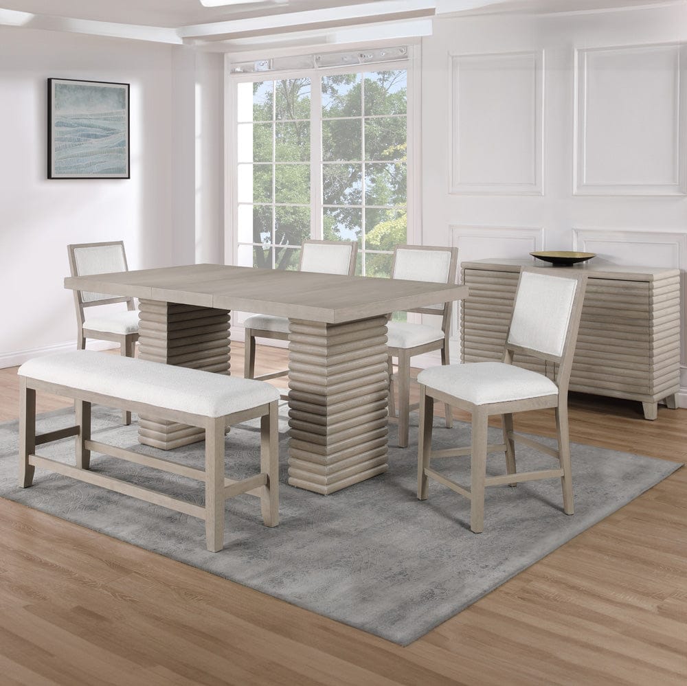 Steve Silver - Lily 6-Piece Counter Dining Set - LLY500-C6PC view 9
