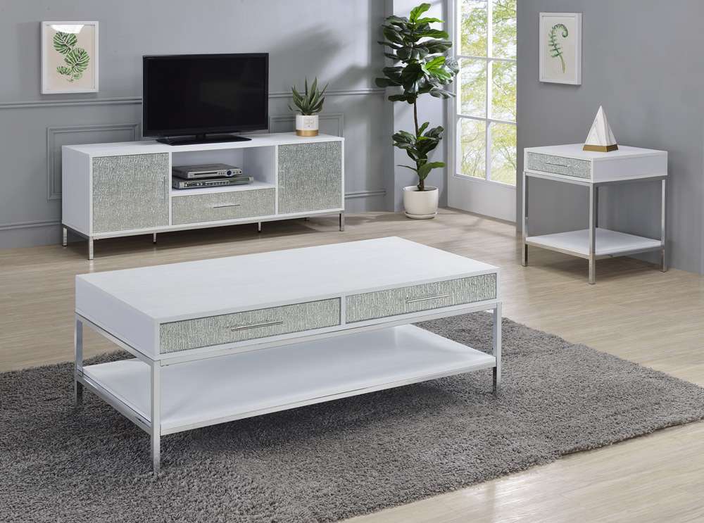 Steve Silver - Mirage Side Table - MR300E veiw 3