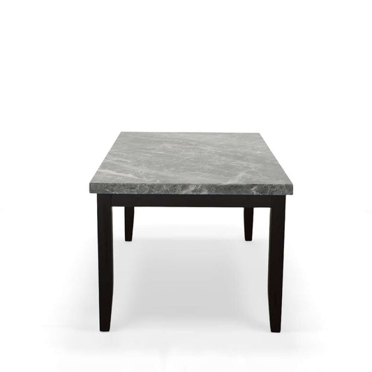 Steve Silver - Napoli 64-inch Gray Marble Dining Table - NL500GT veiw 2