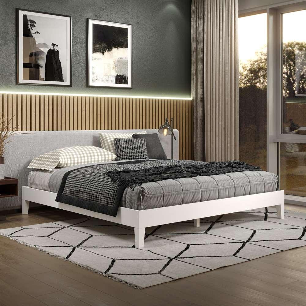 Steve Silver - Nix King Platform Bed - White - NIX900KPBW veiw 6