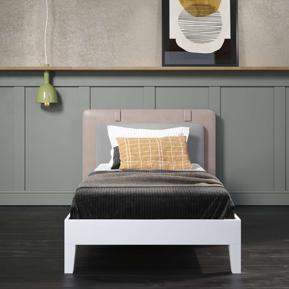 Steve Silver - Nix Twin Platform Bed - White - NIX900TPBW veiw 6