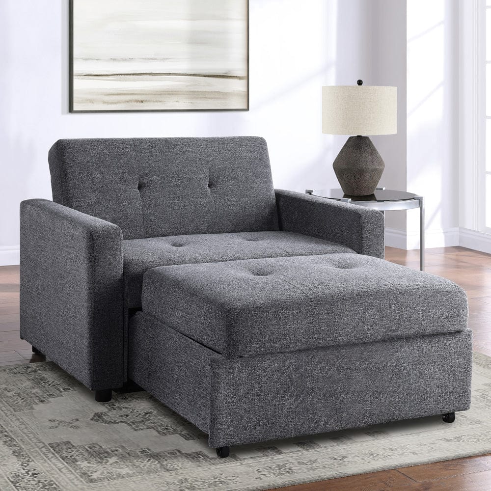 Steve Silver - Noah Gray Chair w/ Twin Sleeper - NOA800GCT view 8