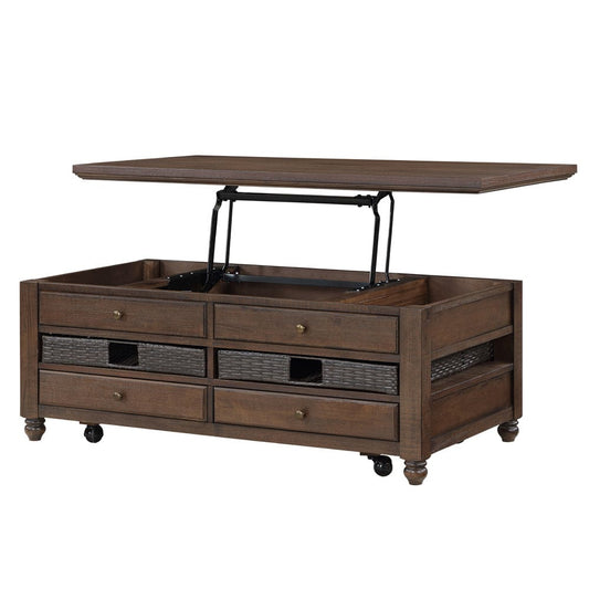 Steve Silver - Oliver 4-Piece Lift-Top Table Set - OVR100-4PC view 2