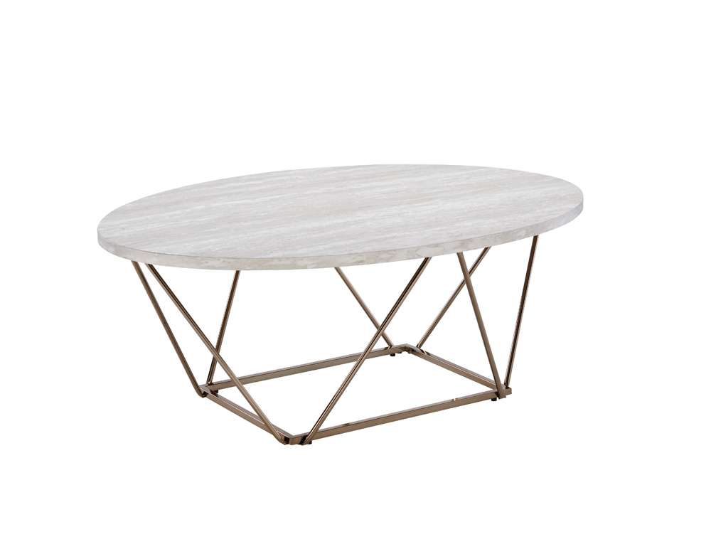 Steve Silver - Rowan Faux Marble Top Coffee Table - RW3000C veiw 1