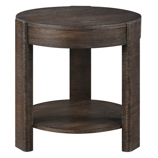 Steve Silver - Salina Espresso Round End Table - SAA300NE view 2