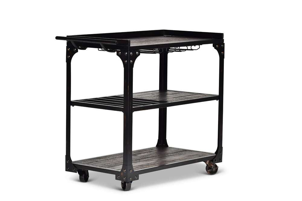 Steve Silver - Sherlock Cart w/Casters - SH200CART veiw 3