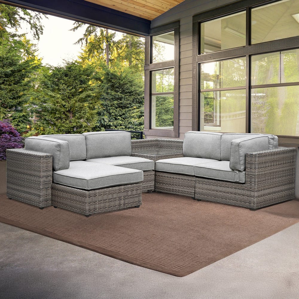 Steve Silver - Tamyra 5-Piece Outdoor Sectional - TAM600-2AC-5PC view 4