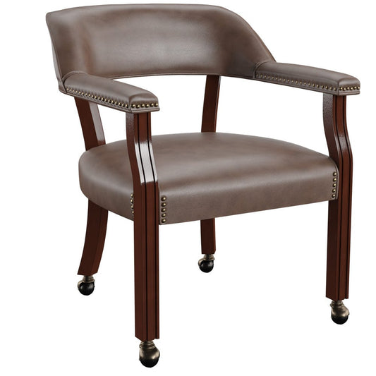 Steve Silver - Tournament 5-Piece Dining/Game Table Set Brown - TU5050GT500A5PC view 2