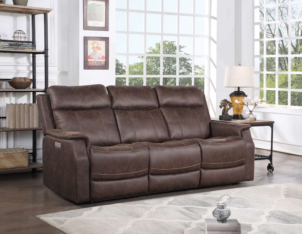 Steve Silver - Valencia 2pc Dual Power Reclining Set - Walnut - VA9502PCW veiw 6