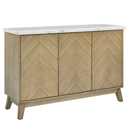 Steve Silver - Vida White Marble Top Sidebaord - VD500WSV veiw 2