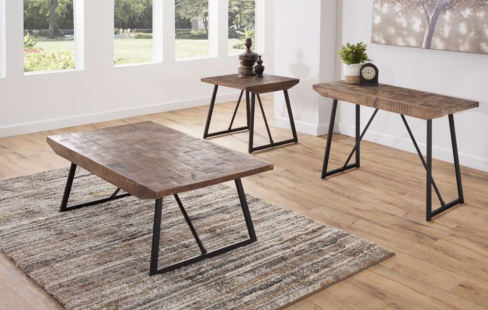 Steve Silver - Walden Parquet End Table - WD300E veiw 4