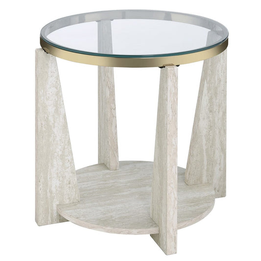 Steve Silver - Wanda 3-Piece Glass Top Table Set with Castered Coffee Table - WD100-2E-3PC view 3