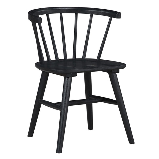 Steve Silver - Willow 5-Piece 42in Round Dining Set, Black - WIL500K-D5PC view 2