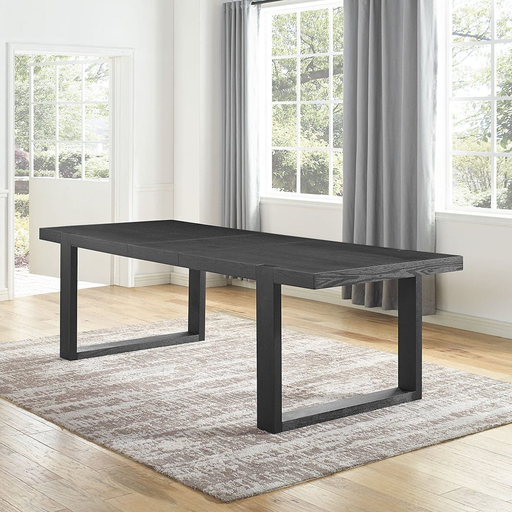 Steve Silver - Yves Black Dining Table With 6 Grey Chairs and Server - YS500TSG8PC view 9
