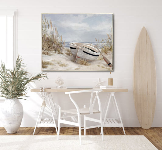 Streamline Art - Skiff on the Beach - WDO2301 view 2