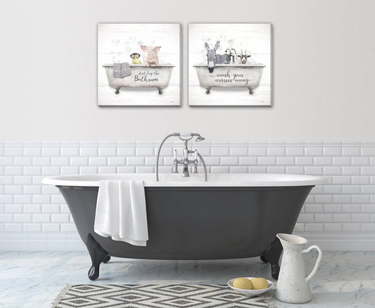 Streamline Art - Wash Your Worries Away Set of 2 - CE624-1616T view 2