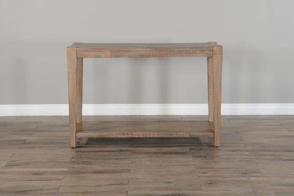 Sunny Designs - 48in Sleek and Modern Wood Sofa Table in Weathered Brown - 3162WB-S veiw 6