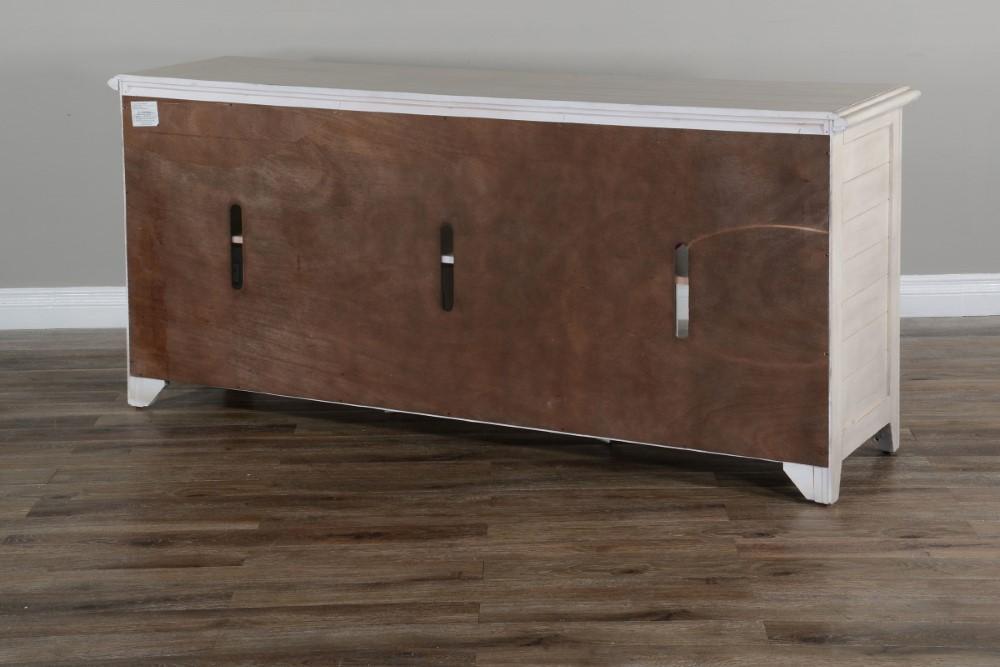 Sunny Designs - 70in TV Console in White - 3628MW-70 veiw 7