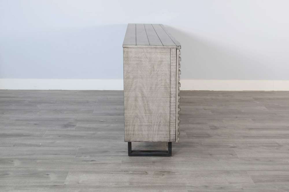 Sunny Designs - Alpine Grey - 72in Media Console - Server - 3646AG-72 veiw 5