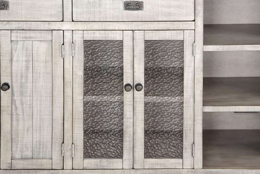 Sunny Designs - Alpine Grey - 80in Transitional Wood Buffet - 1969AG-B veiw 2