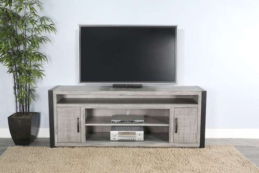 Sunny Designs - Alpine Grey - Media Console - 3652AG-78 veiw 2