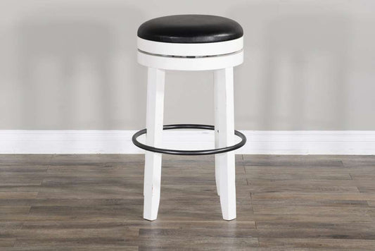 Sunny Designs - Carriage House - Bar Swivel Stool, Cushion Seat (Set of 2) - 1624EC-30 veiw 2