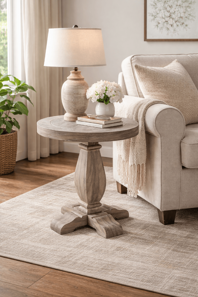 Sunny Designs - Chair Side Table - Natural - 3197WE-CS view 5